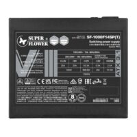 Super Flower LEADEX VIII Platinum PRO 1000W ATX 3.1 with Pci-E Cable Power Supply Black - Image 4