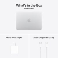Apple MacBook Neo MHFC4 13" A18 Pro 6-Core Chip 8GB Unified Ram | 512GB SSD Silver Touch ID - Image 3