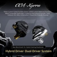 CCA Xyrra Dual Driver in-Ear Monitor Headphone 1DD+1BD HiFi IEM Earphones Wired Gaming Earbuds for Gamers Musicians With Mic,3.5mm - Black - Image 9