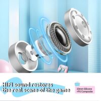 EPZ G20 Wired Earphones HIFI Music IEM In Ear Headphones Gaming Headset 3.5MM Earphone Cable - Blue - Image 3