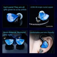 EPZ Q1 PRO Earphones HiFi Bass Earbuds IEM in Ear Monitors Gaming Headphones Type C Port with Microphone Detachable Cable for Musician Gamer - Image 7