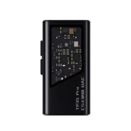 EPZ TP35 Pro Portable DAC/AMP Dongle - Dual 3.5mm Ports Amplifier - Black