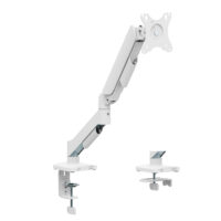 MXG EMA-12W Economical Mechanical Spring Monitor Arm - White
