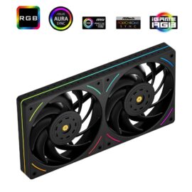 Thermalright TL-UB24 Computer Case Fan 2 IN 1 ARGB 240mm Case Fan - Black