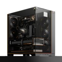 Thermalright TR-A70 Vision ATX Desktop Gaming Case Including 9.16 LCD Black