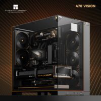Thermalright TR-A70 Vision ATX Desktop Gaming Case Including 9.16 LCD Black - Image 8