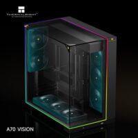 Thermalright TR-A70 Vision ATX Desktop Gaming Case Including 9.16 LCD Black - Image 7