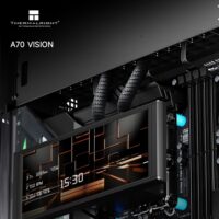 Thermalright TR-A70 Vision ATX Desktop Gaming Case Including 9.16 LCD Black - Image 4