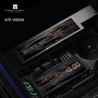 Thermalright TR-A70 Vision ATX Desktop Gaming Case Including 9.16 LCD Black - Image 3