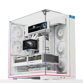 Thermalright TR-A70 Vision ATX Desktop Gaming Case Including 9.16 LCD White