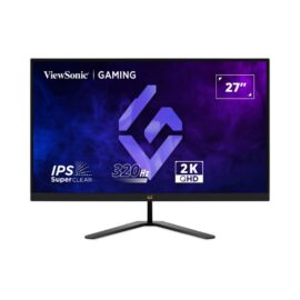 ViewSonic VX2766-2K-PRO-9 27” 2K QHD Gaming Monitor with 320Hz Refresh Rate G-Sync Compatible, Ultra-Smooth Performance Dual HDMI & DisplayPort Connectivity