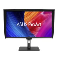 ASUS ProArt Display PA32UCE Professional Monitor 32-inch (31.5-inch viewable), 4K (3840 x 2160), IPS, 600 nits, 98% DCI-P3, Delta E<1 color accuracy, Built-in Motorized Colorimeter, Self / Auto Calibration, Hardware Calibration, HDR-10, HLG, Auto KVM, LuxPixel™ AGLR, Light Sync, USB-C® PD 96W, ergonomic stand, Calman Ready, ColourSpace Integration, eco-friendly and sustainable design - Image 3