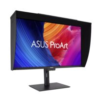 ASUS ProArt Display PA32UCE Professional Monitor 32-inch (31.5-inch viewable), 4K (3840 x 2160), IPS, 600 nits, 98% DCI-P3, Delta E<1 color accuracy, Built-in Motorized Colorimeter, Self / Auto Calibration, Hardware Calibration, HDR-10, HLG, Auto KVM, LuxPixel™ AGLR, Light Sync, USB-C® PD 96W, ergonomic stand, Calman Ready, ColourSpace Integration, eco-friendly and sustainable design - Image 4