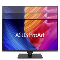 ASUS ProArt Display PA32UCE Professional Monitor 32-inch (31.5-inch viewable), 4K (3840 x 2160), IPS, 600 nits, 98% DCI-P3, Delta E<1 color accuracy, Built-in Motorized Colorimeter, Self / Auto Calibration, Hardware Calibration, HDR-10, HLG, Auto KVM, LuxPixel™ AGLR, Light Sync, USB-C® PD 96W, ergonomic stand, Calman Ready, ColourSpace Integration, eco-friendly and sustainable design - Image 5