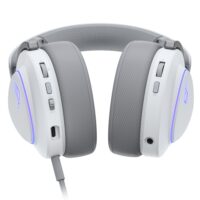 ASUS ROG Delta II (A701) Wireless Gaming Headset White BT/ROG SpeedNova 2.4GHz/3.5mm, 50mm Titanium-Plated Drivers, 10mm Super-Wideband Mic, 110HR Battery, DualFlow Audio, Compatible with PC/Switch/PS5/Xbox - Image 4
