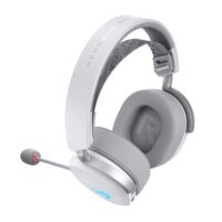 ASUS ROG Pelta (A501) Wireless Gaming Headset, White BT/ROG SpeedNova 2.4GHz/USB-C, Lightweight 309g, 50mm ROG Titanium-Plated Drivers, 10mm Super-Wideband Mic, RGB, 70HR Battery, Compatible with PC/Switch/PS5 - Image 2