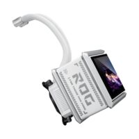 ASUS ROG Ryuo IV SLC 360 ARGB Liquid CPU Cooler 6.67" AMOLED Display 360mm Radiator 3x 120mm MF-12C aRGB Fans 2650 RPM Speed 71.44 CFM Fan Airflow - White - Image 4