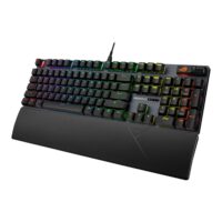 ASUS XA14 ROG Strix Scope II X 100% Gaming Keyboard, hot-swappable pre-lubed NX Snow V2 Mechanical switches, Multifunction Controls, PBT doubleshot keycaps, Silicone dampening Foam, and a Wrist Rest - Image 2