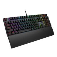 ASUS XA14 ROG Strix Scope II X 100% Gaming Keyboard, hot-swappable pre-lubed NX Snow V2 Mechanical switches, Multifunction Controls, PBT doubleshot keycaps, Silicone dampening Foam, and a Wrist Rest - Image 3