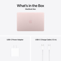 Apple MacBook Neo MHFJ4 13" A18 Pro 6-Core Chip 8GB Unified Ram | 512GB SSD Blush Touch ID - Image 3