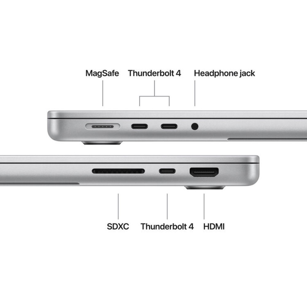 Apple MacBook Pro 14 Inch  MDE54 M5 10-Core GPU 16GB Unified RAM | 1TB SSD Silver thumbnail 2