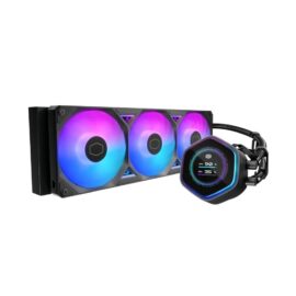 Cooler Master MasterLiquid 360 Atmos II LCD Panel ARGB Fans Liquid Cooler​ - Black