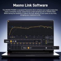 Maono PD300X Dynamic Microphone XLR USB Podcast Recording Mic for Vocal AContent Creation Home Studio Voiceover with 192kHz/24bit Noise Reduction Mic Gain Monitoring Mute - Image 4