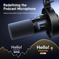 Maono PD300X Dynamic Microphone XLR USB Podcast Recording Mic for Vocal AContent Creation Home Studio Voiceover with 192kHz/24bit Noise Reduction Mic Gain Monitoring Mute - Image 3