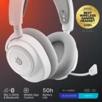 SteelSeries Arctis Nova 7 Wireless Gen 2 Headset White - Image 3