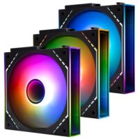 Thermalright TL-M12Q-S X3 Wireless Splicing Case Fan-120mm Quiet Infinity Mirror ARGB Lighting Effects New Power Chip Module Simplifies Wiring Management 3-Packs Building Blocks Fan Black - Image 5
