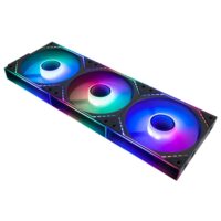 Thermalright TL-M12Q-S X3 Wireless Splicing Case Fan-120mm Quiet Infinity Mirror ARGB Lighting Effects New Power Chip Module Simplifies Wiring Management 3-Packs Building Blocks Fan Black - Image 2