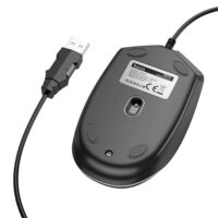 HOCO GM37 Wonderful Gaming Luminous Wired Mouse - Black - Image 3