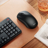 HOCO GM42 Platino 2.4G Wireless Mouse - Black - Image 5