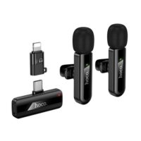 HOCO L20A Fair Dual-Mic Wireless Lavalier Microphone (iP/Type-C) - Image 4
