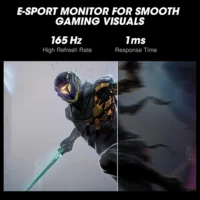 KOORUI 24E3 24" FHD IPS 165Hz 1ms Gaming Monitor, Ultra Slim Frame 99% sRGB, FreeSync G-Sync HDMI / DisplayPort - Image 4