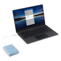 Seagate 4TB One Touch USB 3.2 External Hard Drive with Password Protection - Blue - Image 8