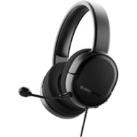 SteelSeries Arctis Raw Removable Microphone Wired Headset for PC, Mac, Mobile Black