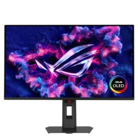 ASUS ROG Strix OLED XG27AQDMES Gaming Monitor 27-inch (26.5-inch viewable) 1440p QD-OLED 240 Hz 0.03ms Neo Proximity Sensor OLED Care Pro ELMB G-SYNC® compatible 99% DCI-P3 and DisplayWidget Center
