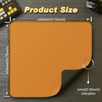 ATTACK SHARK CM02 eSport Gaming Mousepad - Orange - Image 2