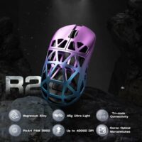 ATTACK SHARK R2 Magnesium Alloy PAW3950 Gaming Mouse 8K (Not Include the Charging Dock) - Purple & Blue - Image 6