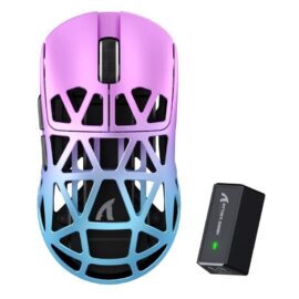 ATTACK SHARK R2 Magnesium Alloy PAW3950 Gaming Mouse 8K (Not Include the Charging Dock) - Purple & Blue
