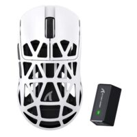 ATTACK SHARK R2 Magnesium Alloy PAW3950 Gaming Mouse 8K (Not Include the Charging Dock) - White