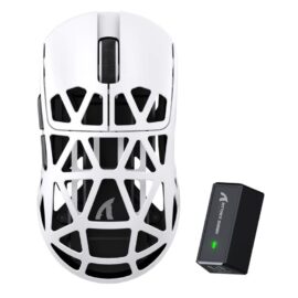 ATTACK SHARK R2 Magnesium Alloy PAW3950 Gaming Mouse 8K (Not Include the Charging Dock) - White