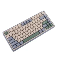 AULA F75 Gasket Wireless Mechanical Keyboard 75% Gasket Structure & Hot-Swap Functionality Light Purple Beige Light Green - Cedar Green, Reaper Switchs - Image 4