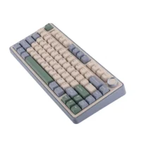 AULA F75 Gasket Wireless Mechanical Keyboard 75% Gasket Structure & Hot-Swap Functionality Light Purple Beige Light Green - Cedar Green, Reaper Switchs - Image 5