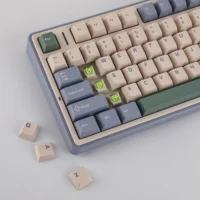 AULA F75 Gasket Wireless Mechanical Keyboard 75% Gasket Structure & Hot-Swap Functionality Light Purple Beige Light Green - Cedar Green, Reaper Switchs - Image 10