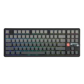 AULA F87 Pro V2 TKL Gasket-Mounted Wireless Gaming Gradient Grey Greywood V4 Switchs