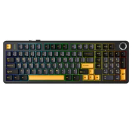 AULA F99 PRO Gasket-Mounted Triple-Mode Mechanical Keyboard Thunder Black Star Vector Switches