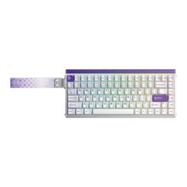 AULA HERO 84 HE Wired Mechanical Keyboard White Contour – Black Emperor Switches