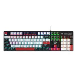 AULA S500 Wired RGB Mechanical Gaming Keyboard Black Red - Blue Switches